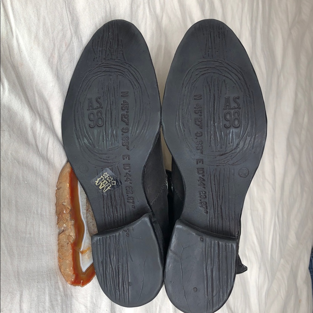 AS98 NWT Studded Leather Ankle Boots Size 11 EU42 - Picture 9 of 13